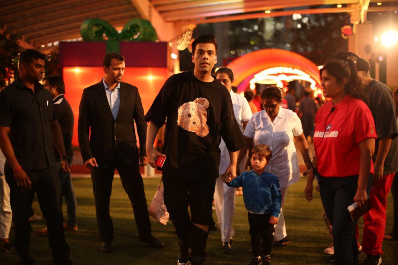 Karan Johar with his son, Yash